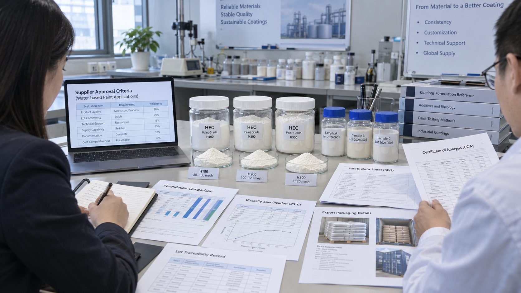 HEC in Paints and Coatings | Rheology Control, Sag Resistance & Grade Selection
