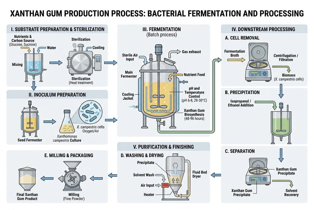 Food Grade Xanthan Gum: A Practical Sourcing Guide for Manufacturers