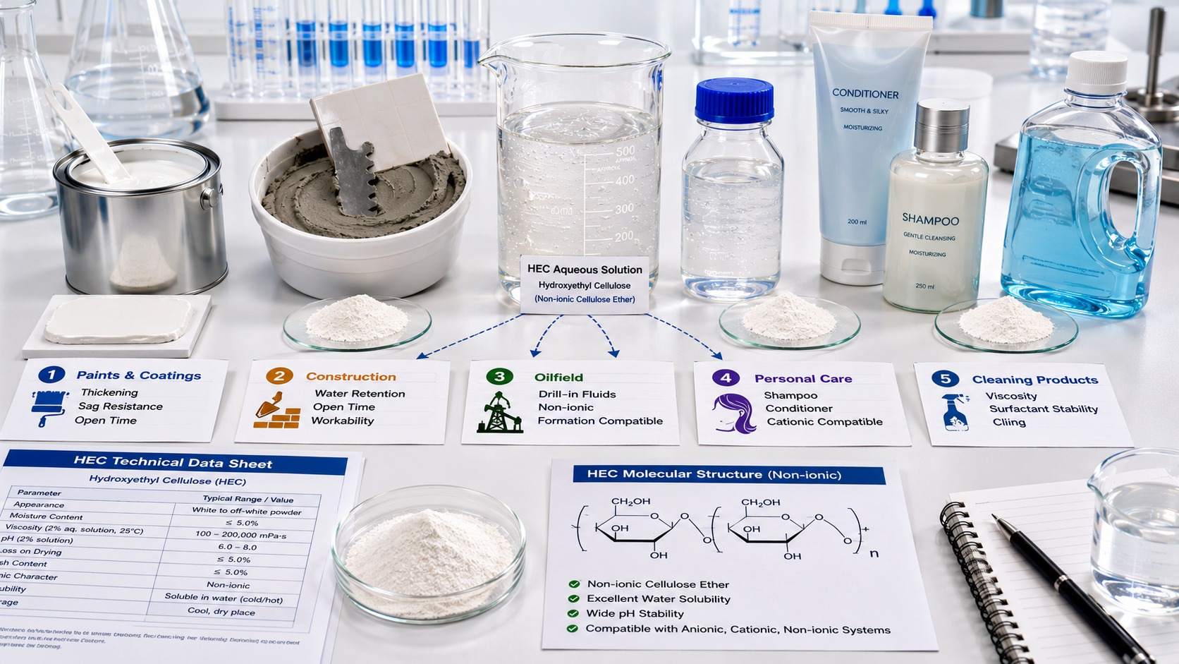 What Is Hydroxyethyl Cellulose (HEC) and What Is It Used For?